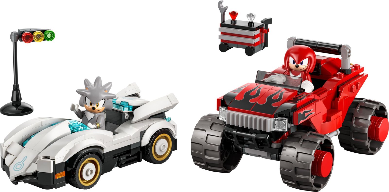 Silverin auto vastaan Knucklesin monsteriauto