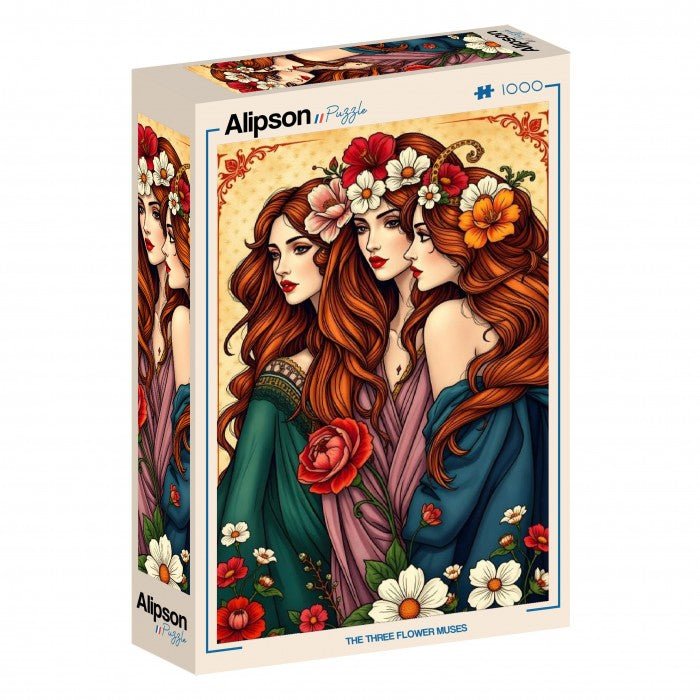 Alipson Puzzle 1000 Palan Palapeli The Three Flower Muses