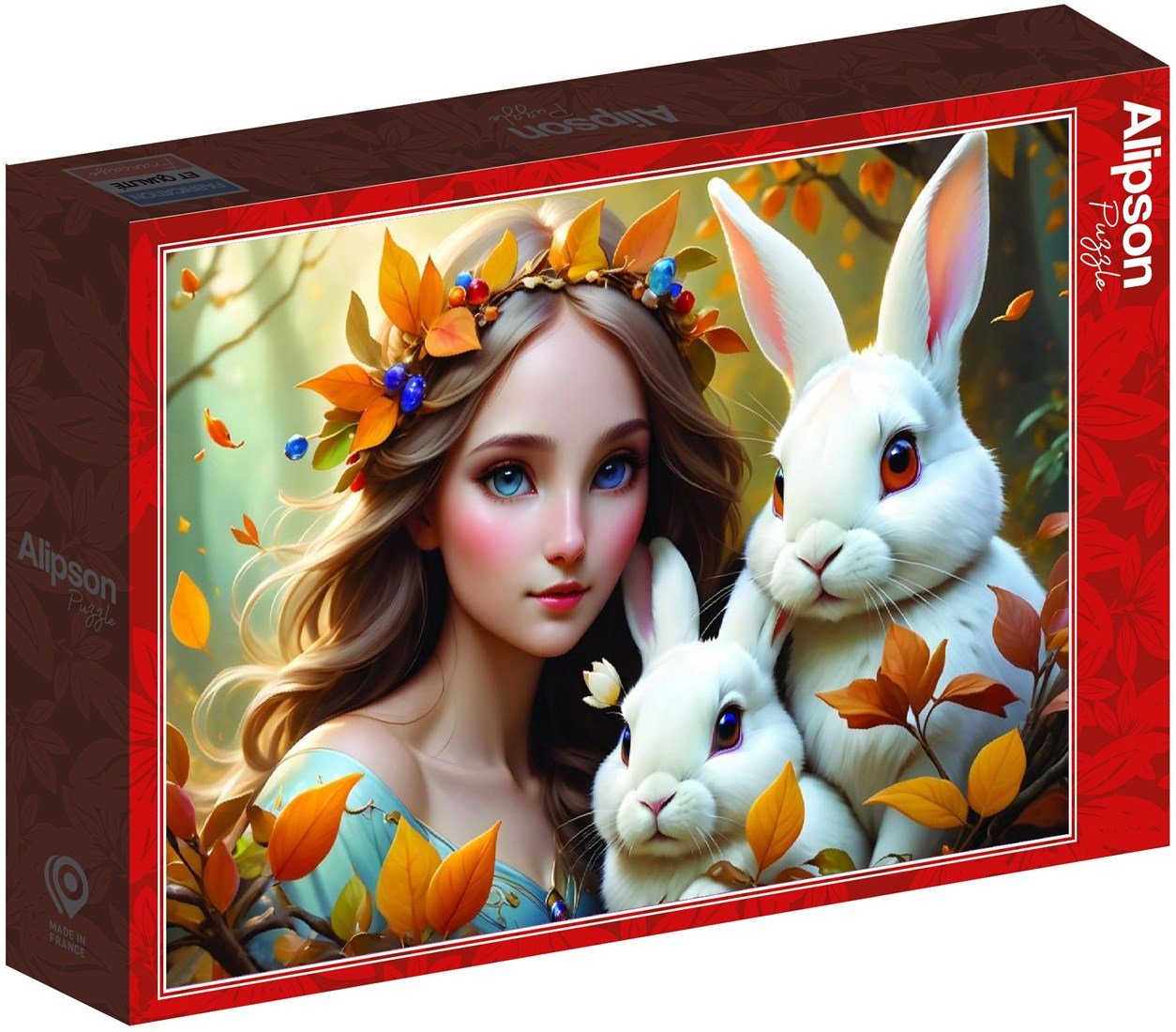 Alipson Puzzle 500 Palan Palapeli Lady And Bunnies