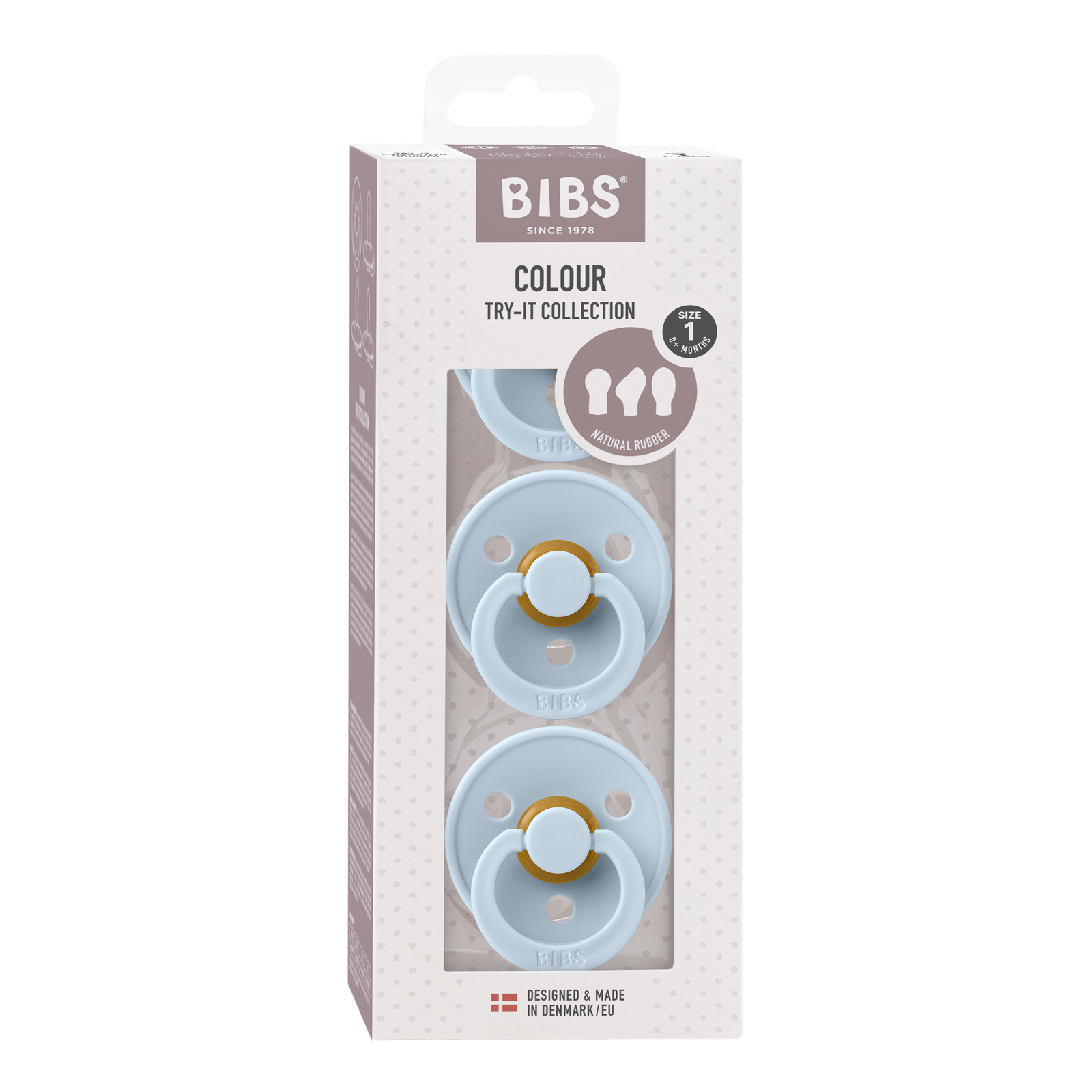 BIBS Supreme Try-It Tutti 3kpl Koko 1 Baby Blue