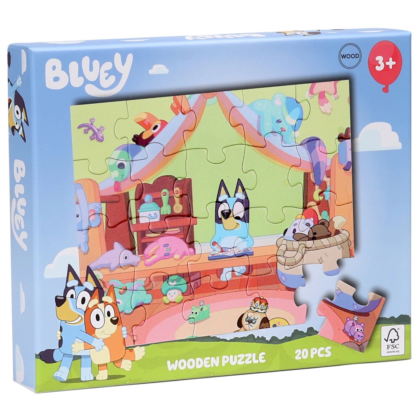 Bluey Puinen Palapeli 20 Palaa