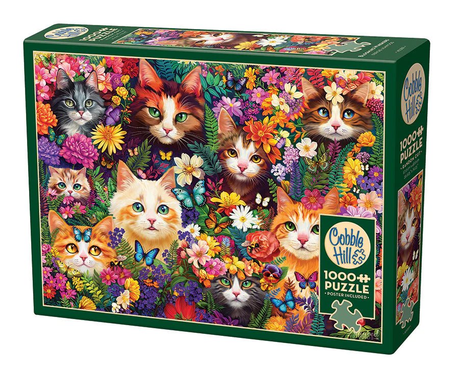 Cobble Hill 1000 Palan Palapeli Blooming Whiskers