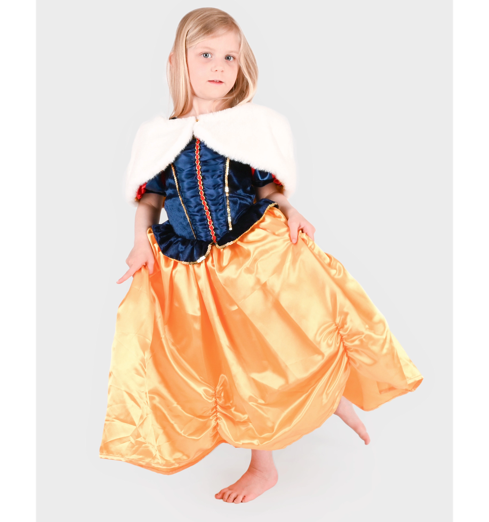 Den Goda Fen Prinsessamekko "Lumikki" 104cm (3-4v)