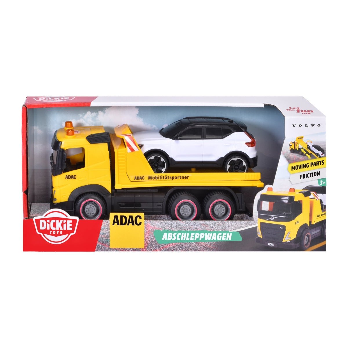 Dickie Toys Autonkuljetusauto/Hinausauto ADAC Volvo