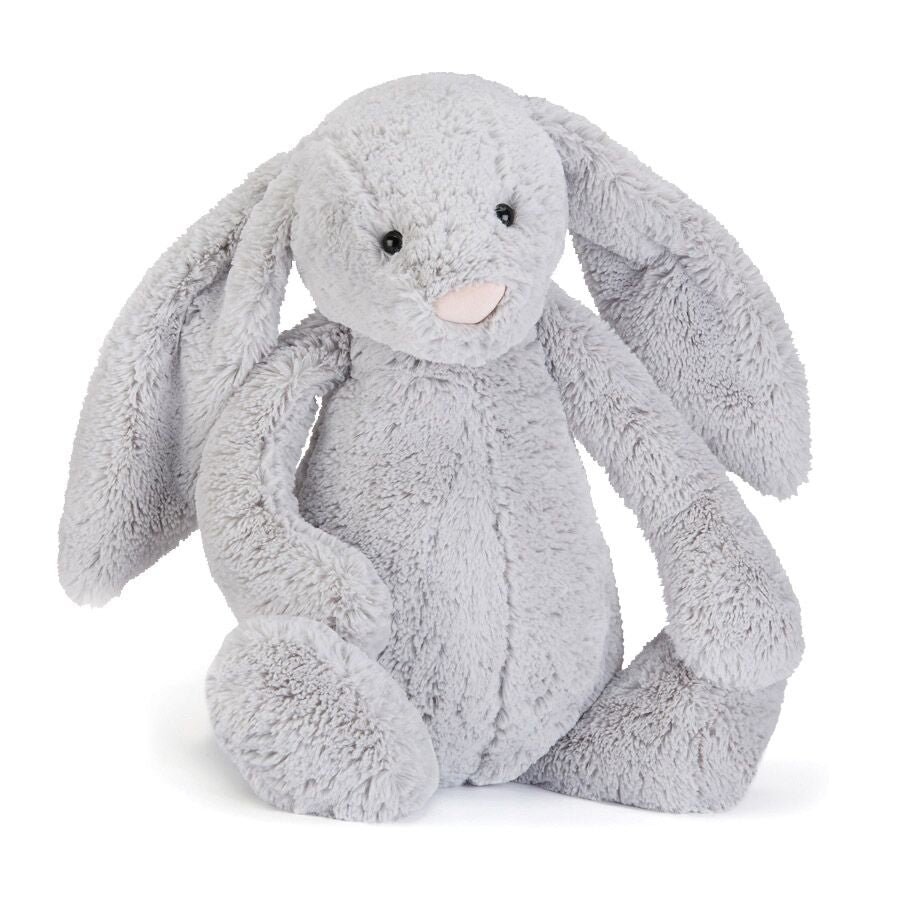 Jellycat Bashful Bunny Pupu Pehmolelu Silver Medium 30cm