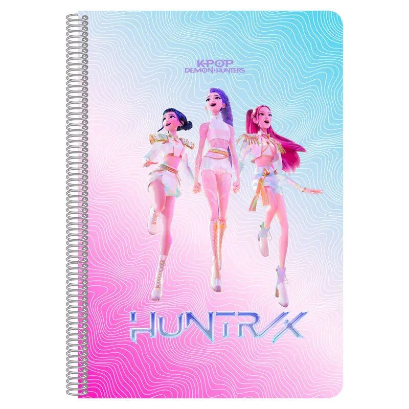 K-Pop Demon Hunters Kovakantinen Vihko A4