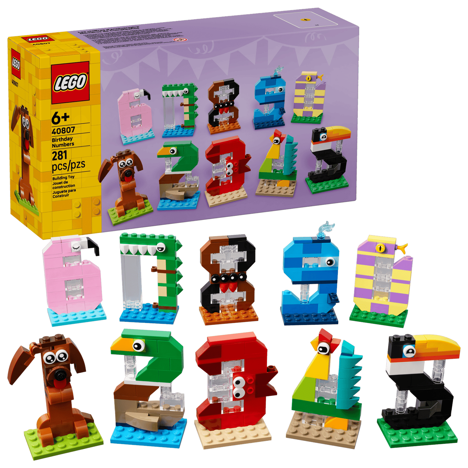 LEGO 40807 Synttärinumerot
