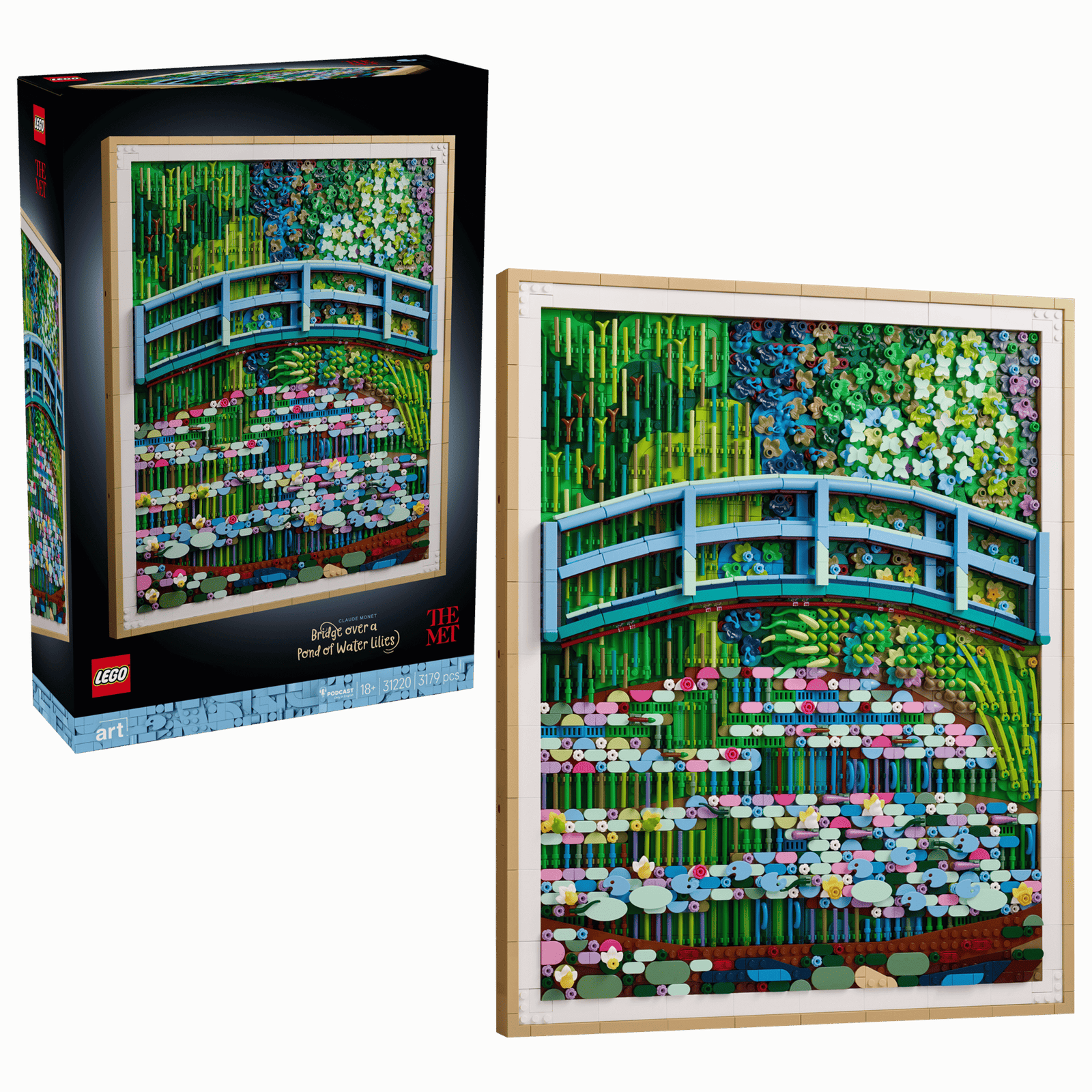 LEGO Art 31220 Claude Monet Lummelampi