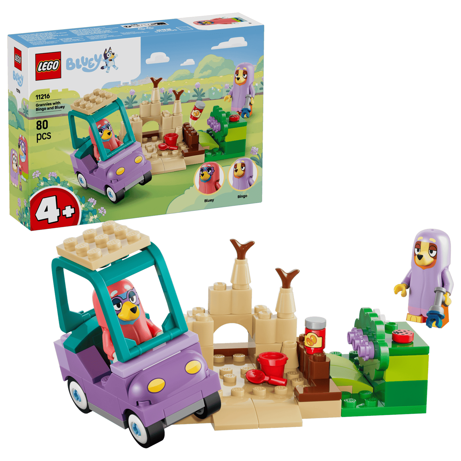 LEGO Bluey 11216 Pommo ja Tuuri Mummeleina