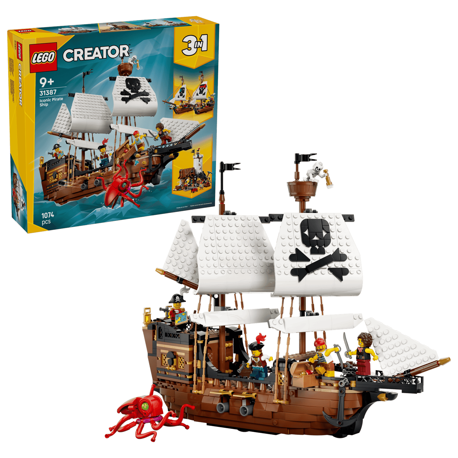 LEGO Creator 31387 Mahtava Merirosvolaiva