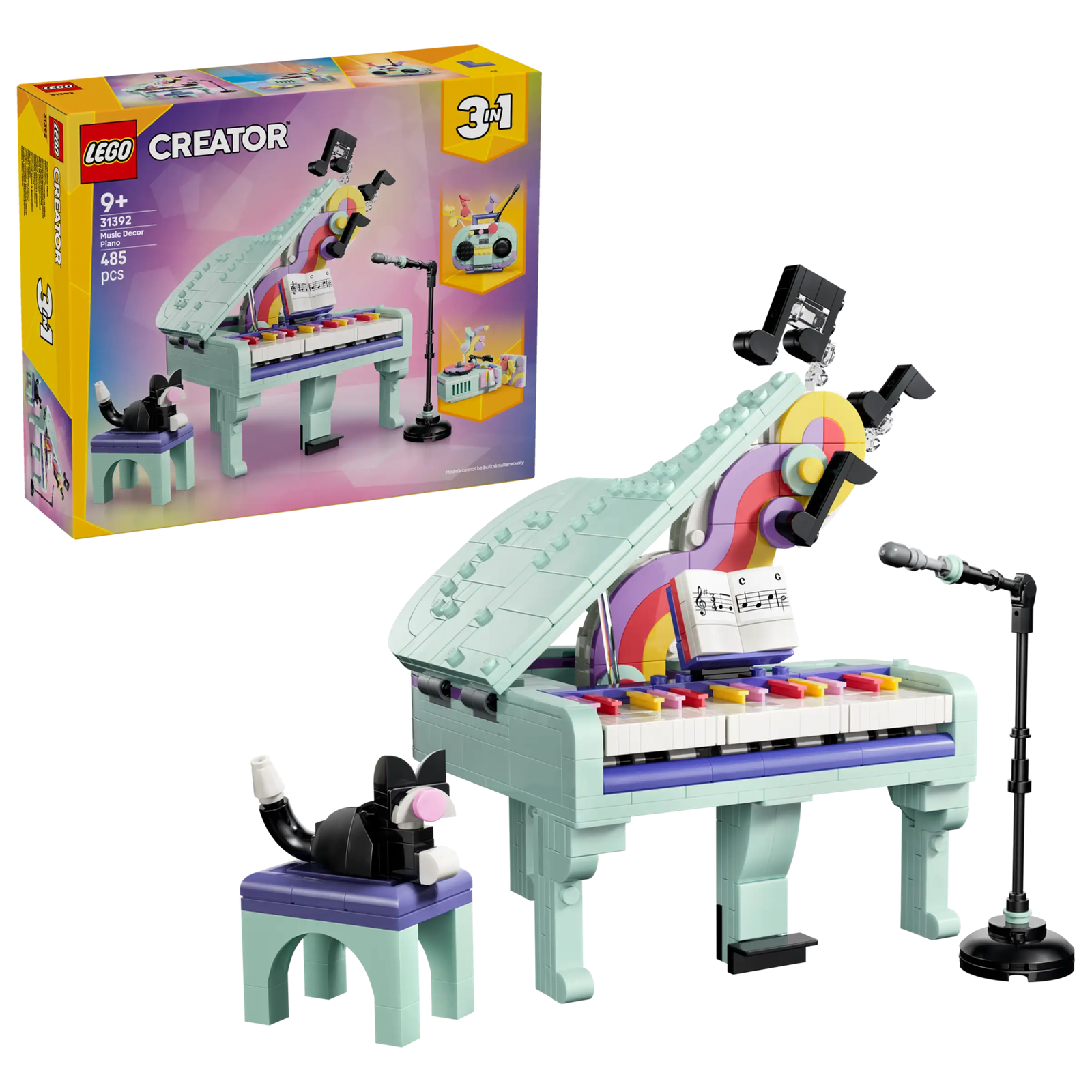 LEGO Creator 31392 Koristepiano ja Kissa