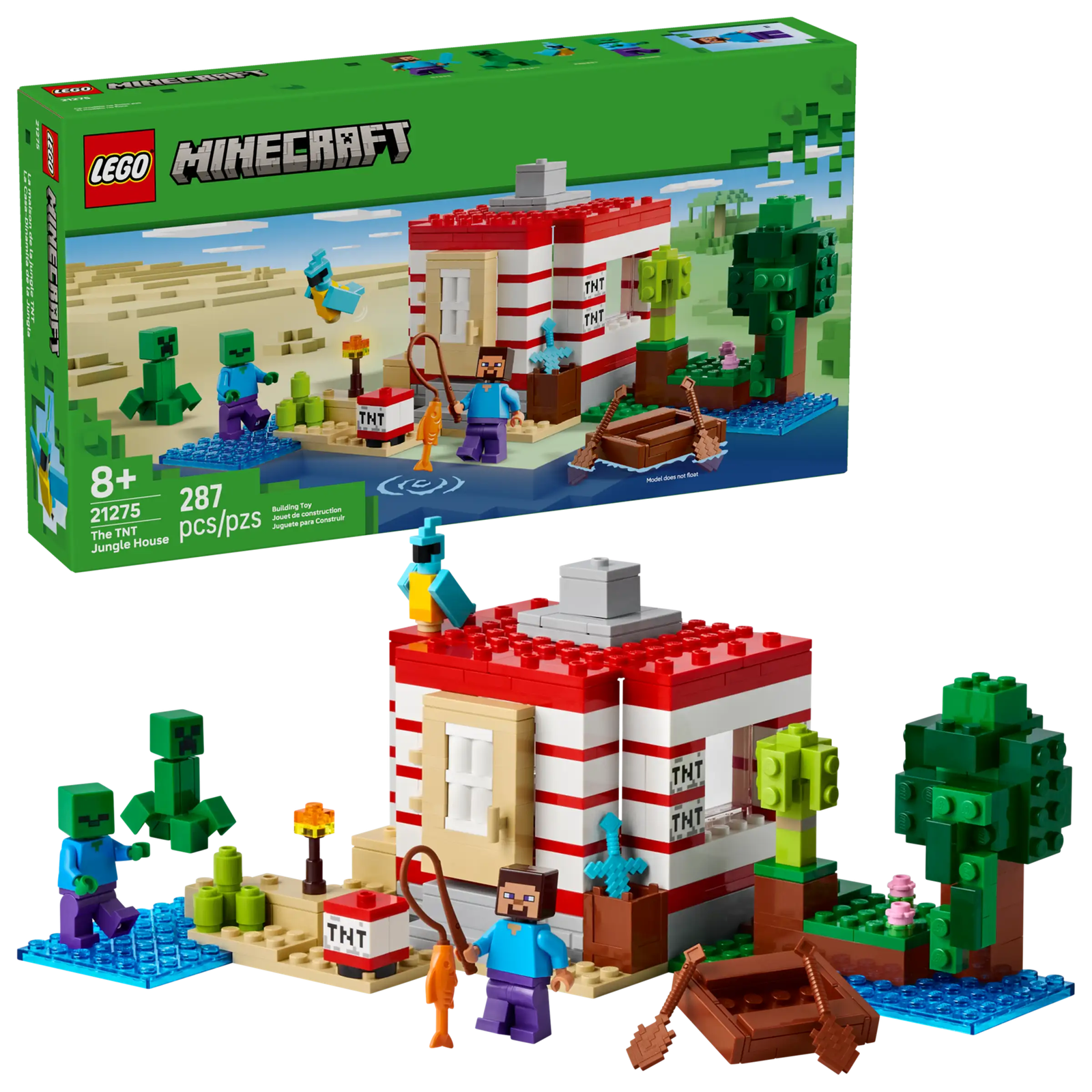 LEGO Minecraft 21275 TNT-Viidakkotalo