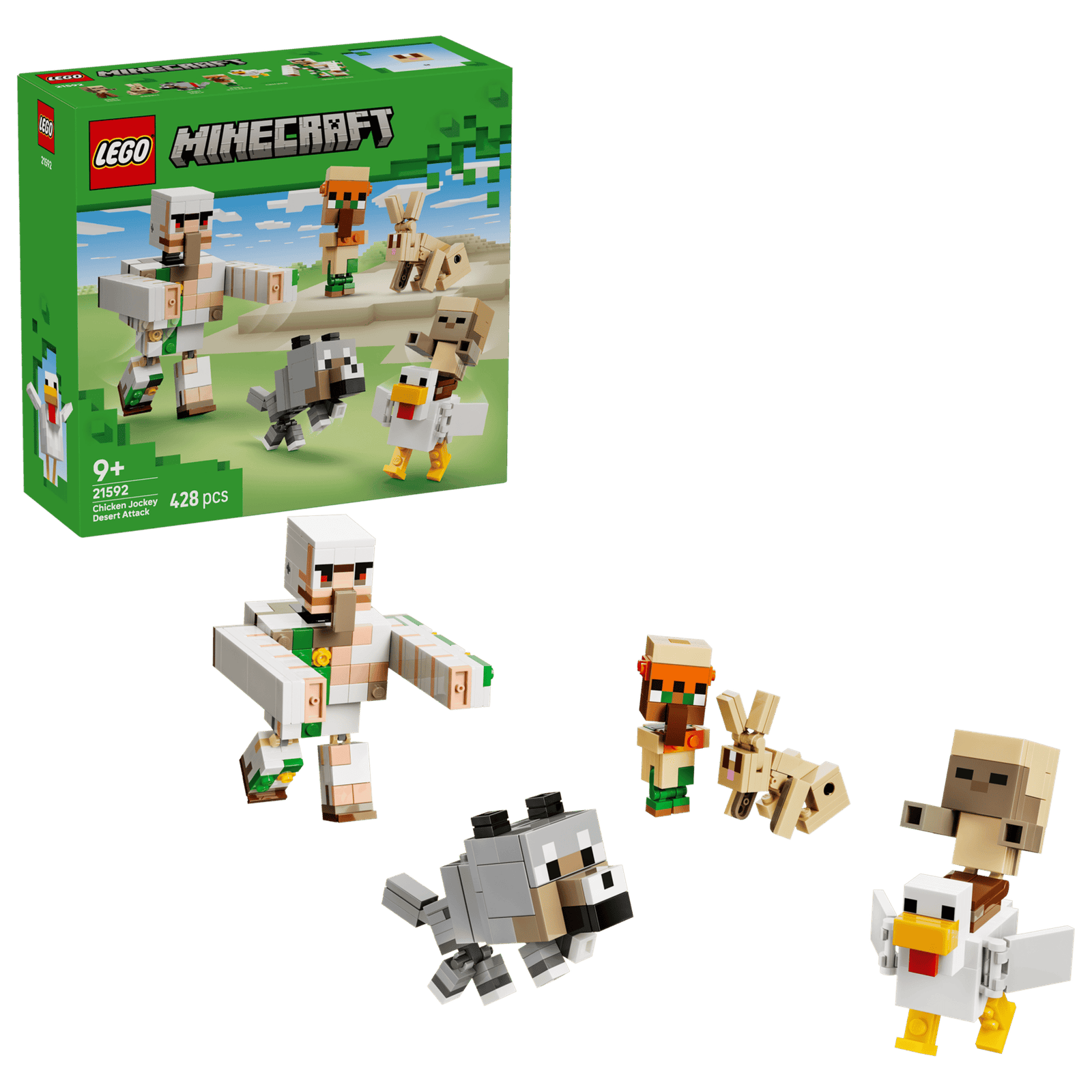 LEGO Minecraft 21592 Kanajockey ja Hyökkäys Aavikolla
