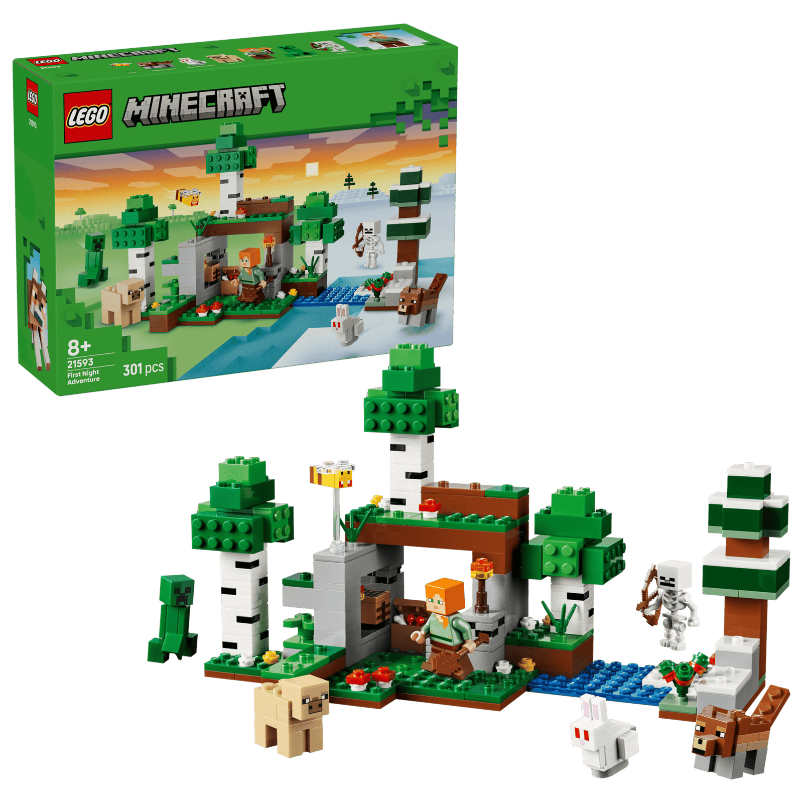 LEGO Minecraft 21593 Ensimmäisen Yön Seikkailu