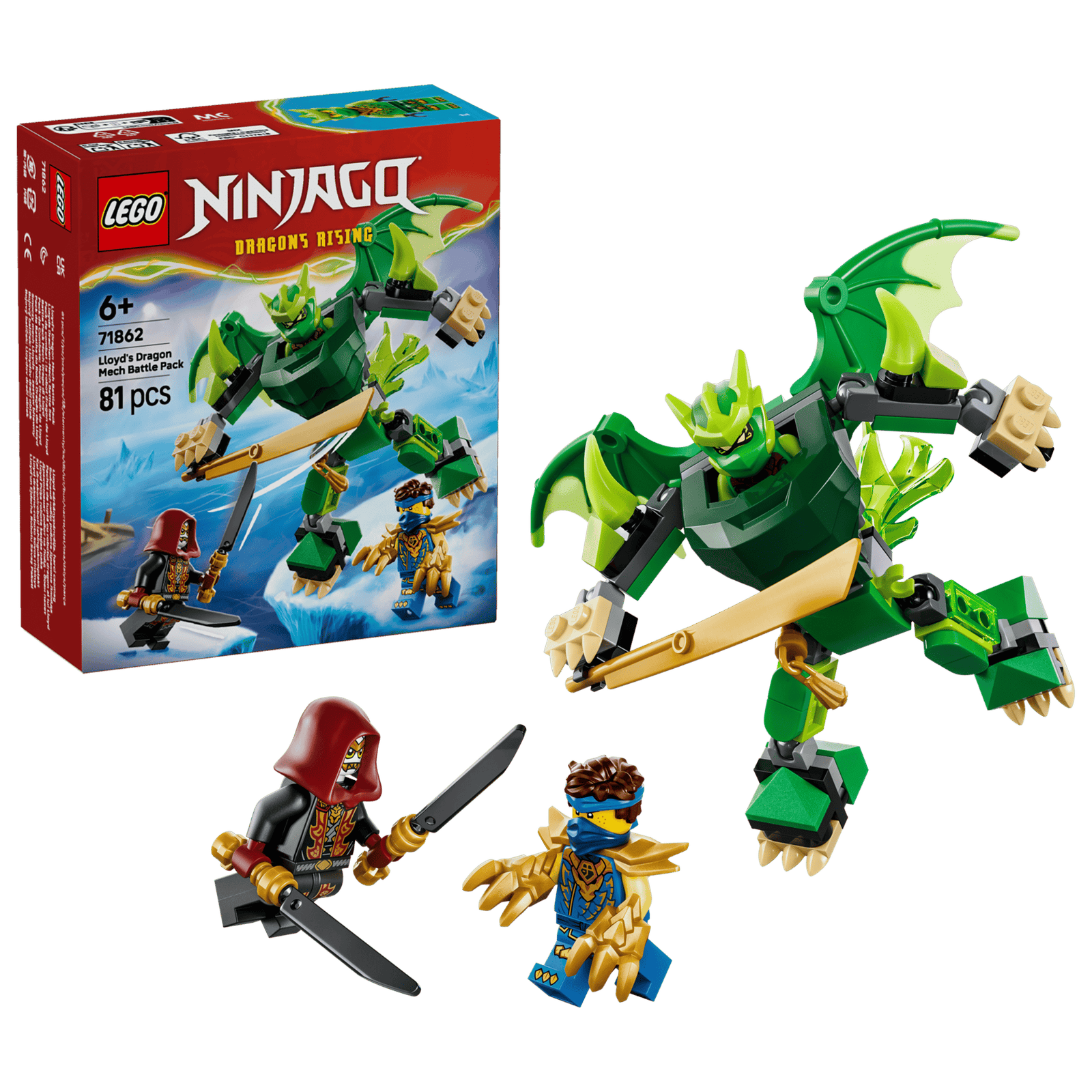 LEGO Ninjago 71862 Lloydin Lohikäärmerobottitaistelupakkaus