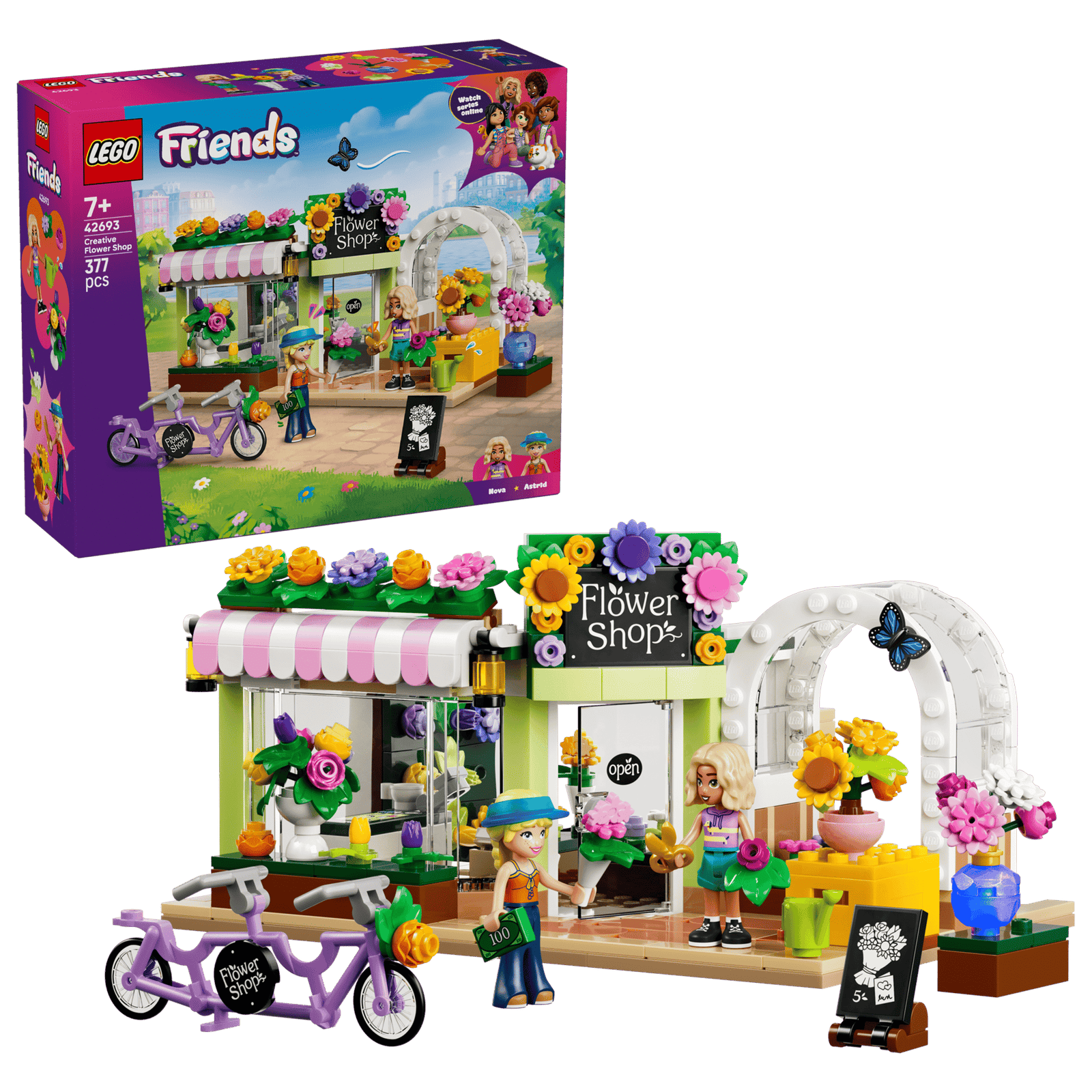 Lego Friends 42693 Luovuuden Kukkakauppa