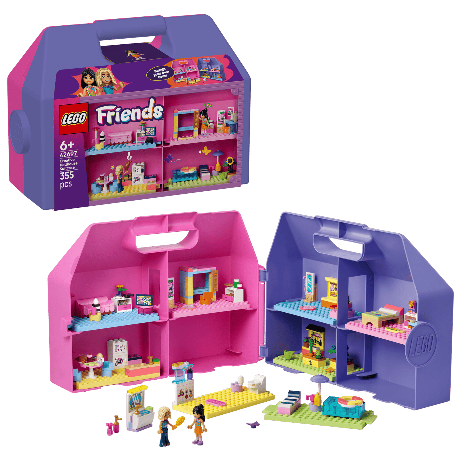 Lego Friends 42697 Luovuuden Nukkekotilaukku