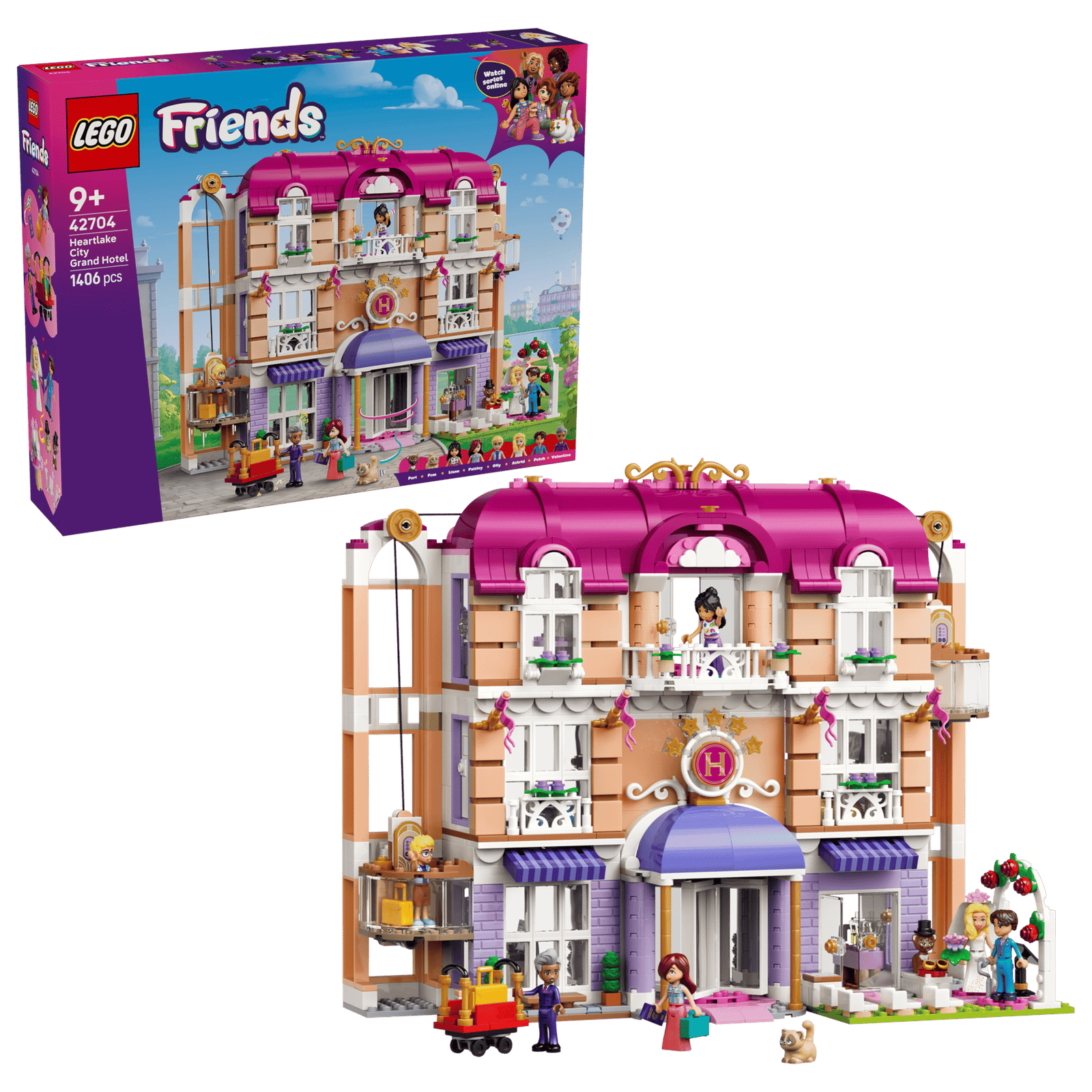 Lego Friends 42704 Heartlake Cityn Grand Hotel