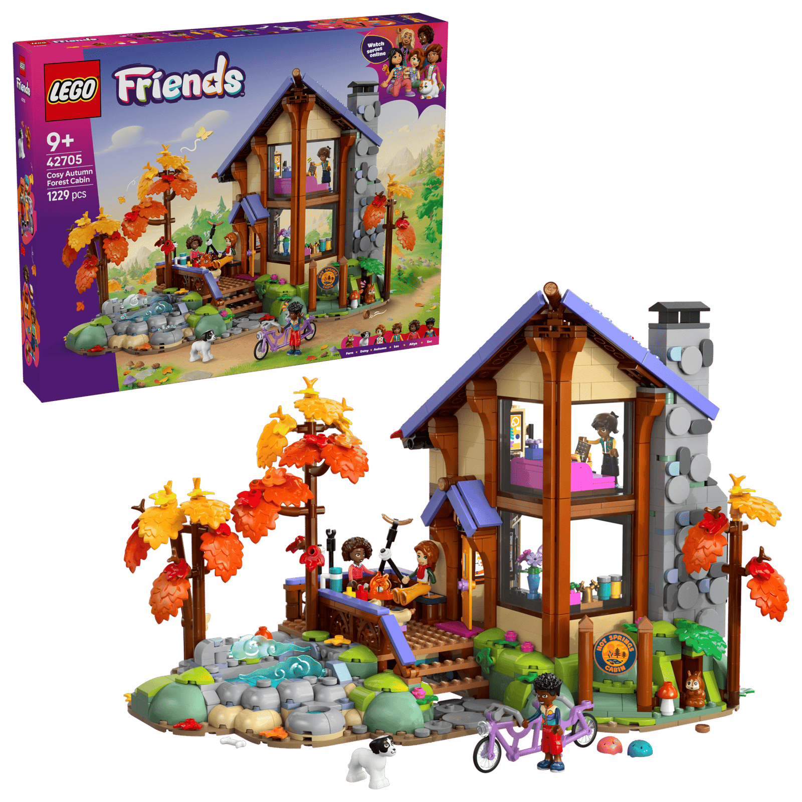 Lego Friends 42705 Mukava Mökki Syysmetsässä