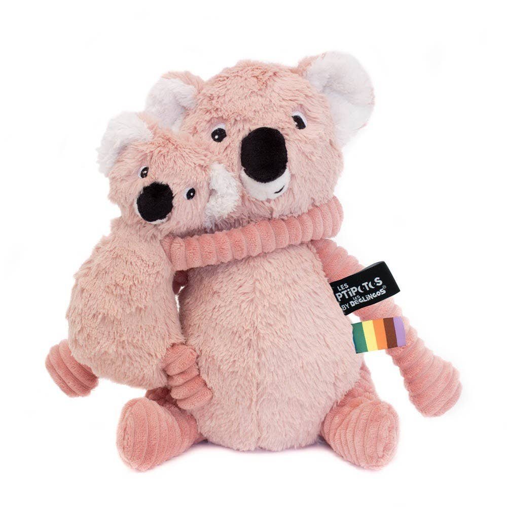 Les Ptipotos Koalaemo ja Poikanen Pehmolelu 34cm