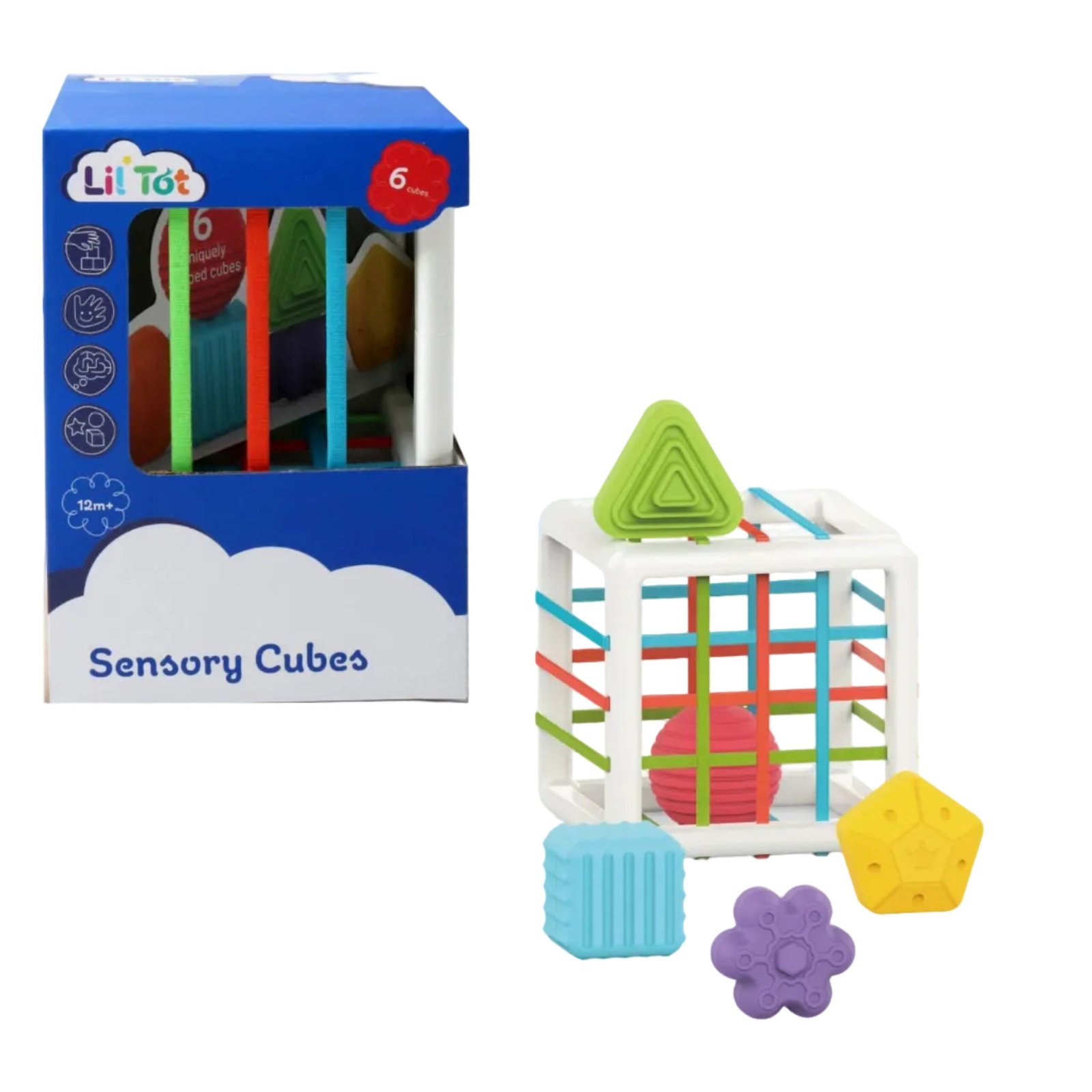 Lil Tot Aistikuutiot/Palikkalajittelu Montessori