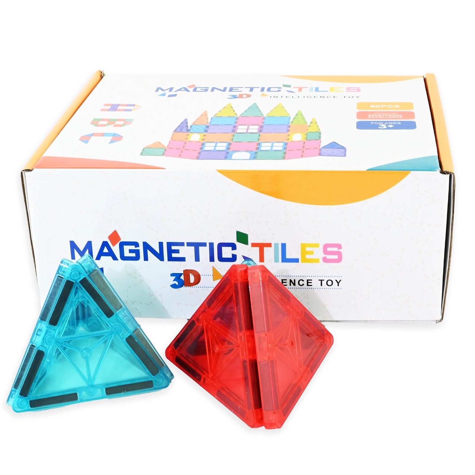 Magneettiset Rakennuspalikat 60 Osaa