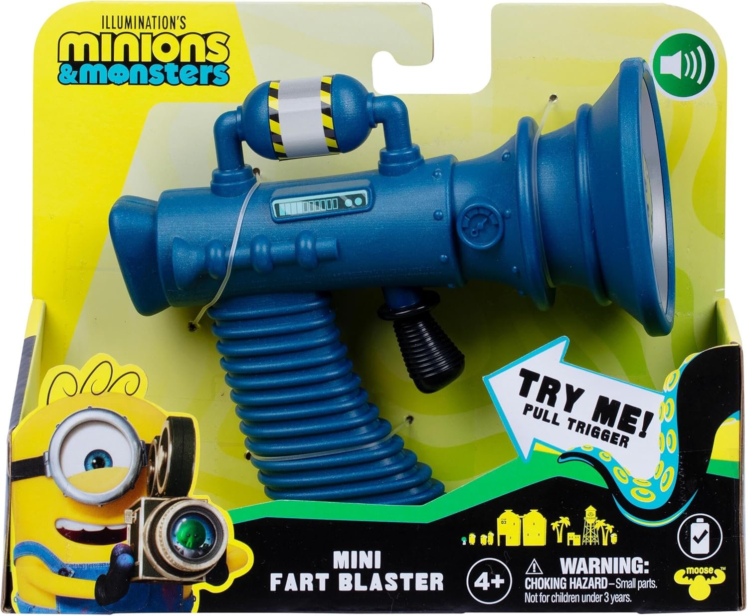 Minions & Monsters Mini Fart Blaster - Pierupyssy 15 cm