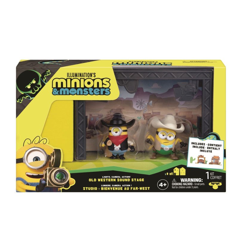 Minions & Monsters Old Western Sound Stage Hahmot