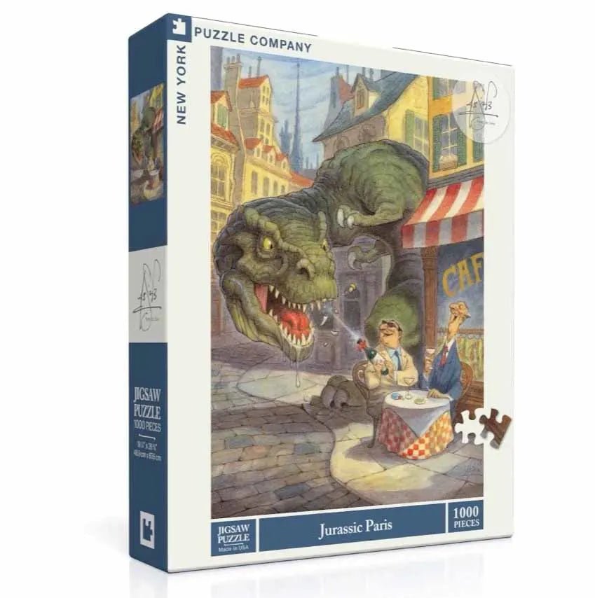New York Puzzle Company 1000 Palan Palapeli Jurassic Paris