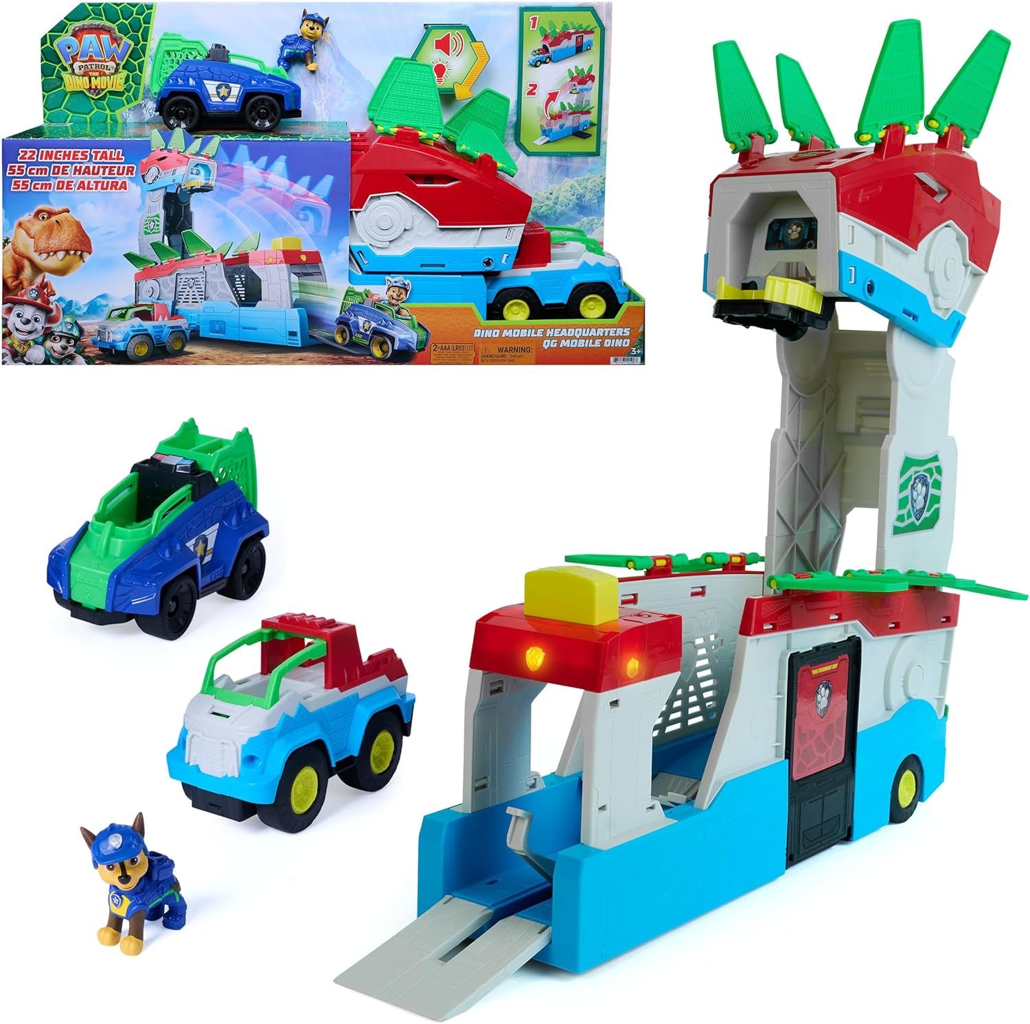 Ryhmä Hau Dino Movie Dino Mobile, Päämaja-auto Valolla ja Äänillä