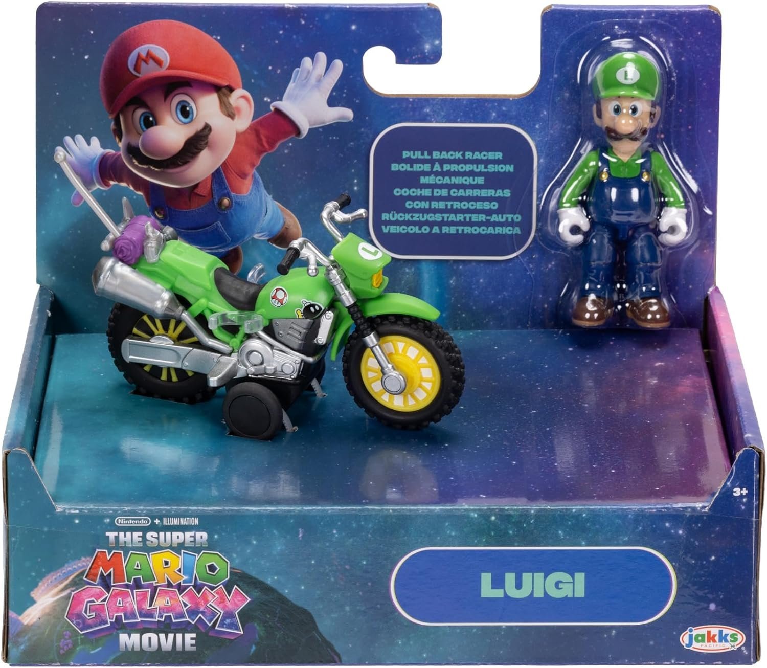 Super Mario Galaxy Movie Luigi Ja Ajoneuvo