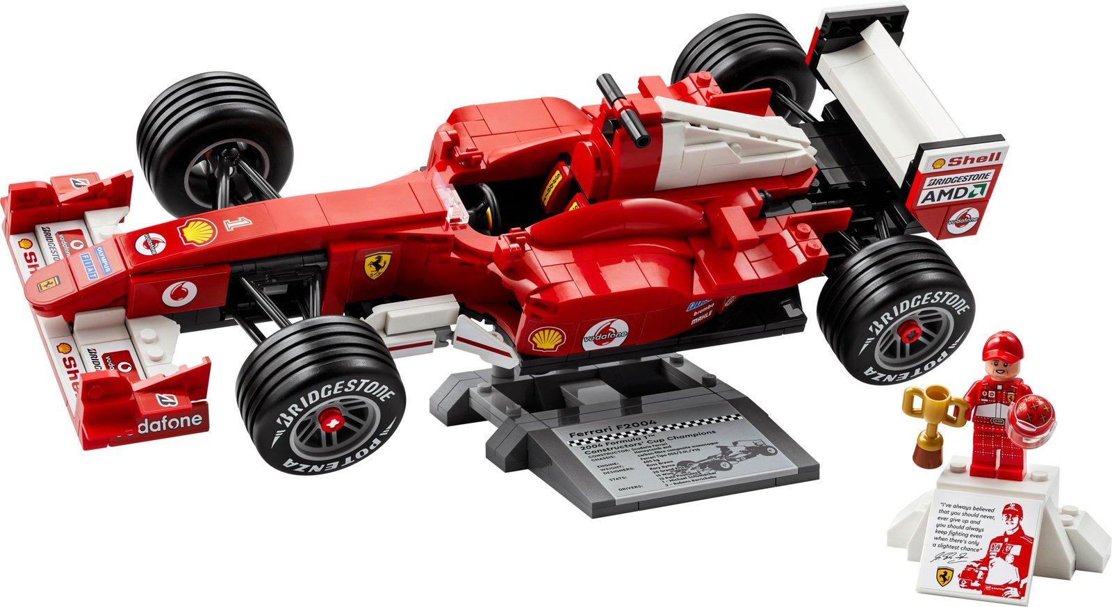 Ferrari F2004 ja Michael Schumacher