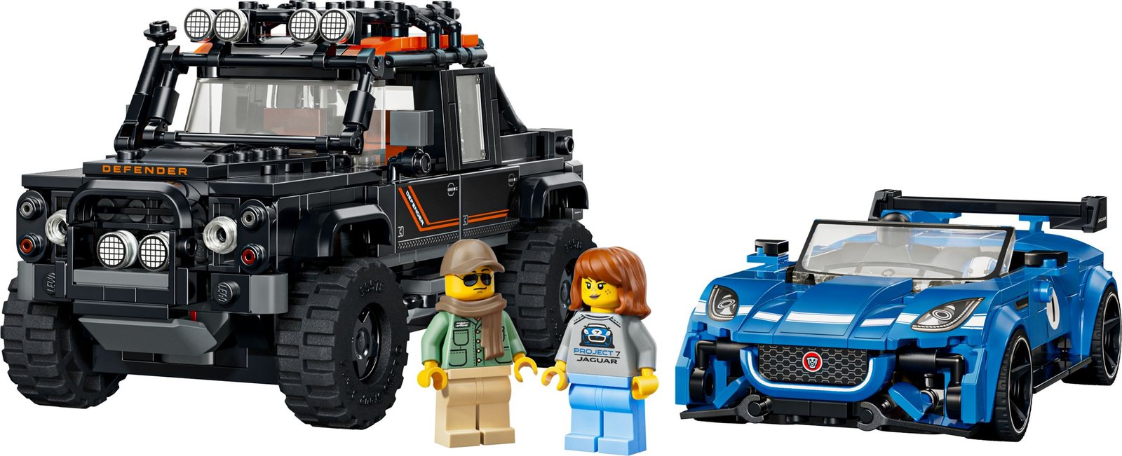 Jaguar Project 7 ja Land Rover Defender