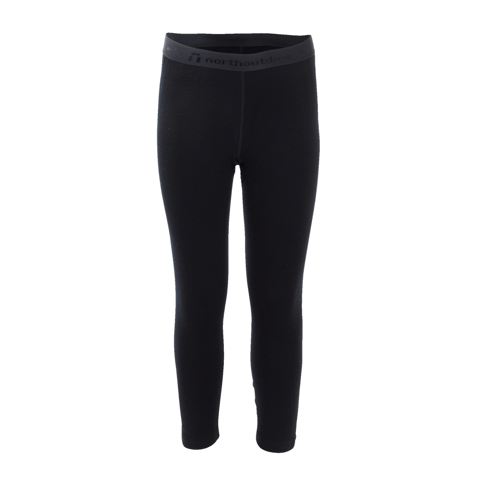 North Outdoor Sensitive 225 Aluskerroksen Merinohousut JR - musta 74-80 koko