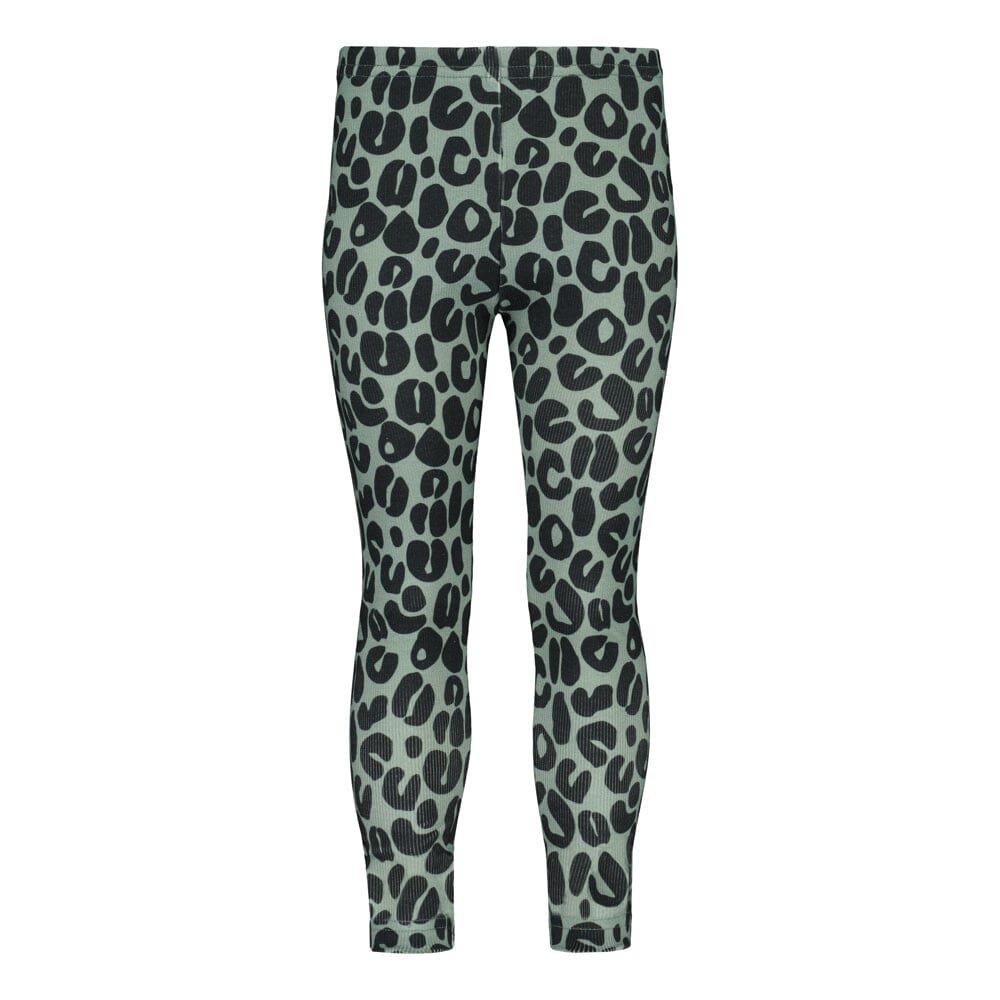 Tinies Rib -Leggingsit | Dusty Green - 110/116