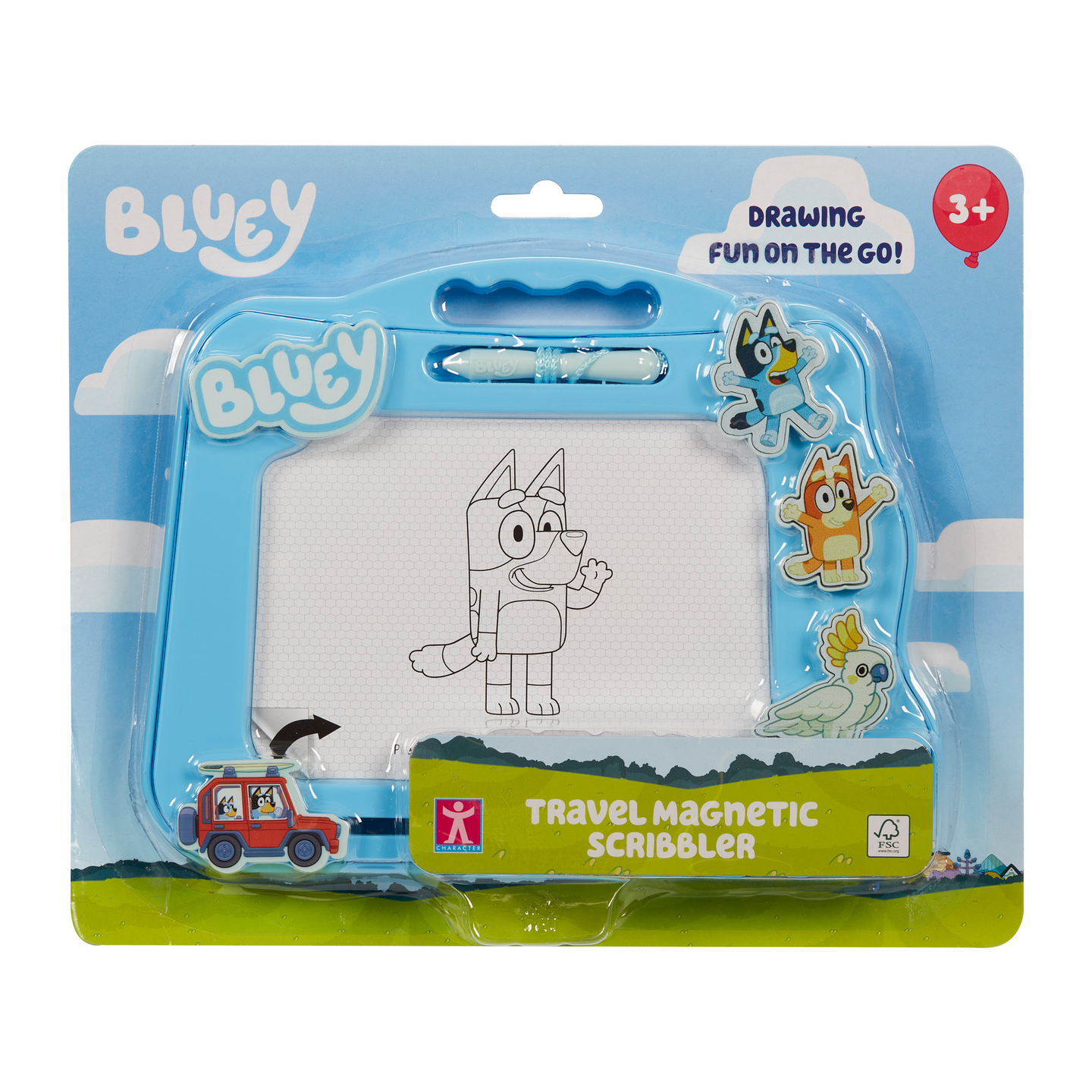 Magneettinen Piirustustaulu Bluey