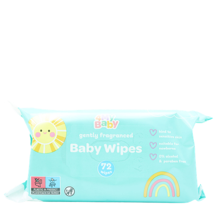 4MyBaby Mietosti Tuoksuvat Vauvan Kosteuspyyhkeet - 72 kpl