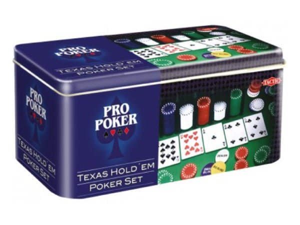 Pro Poker Texas Holdem Pokerisetti metallirasiassa