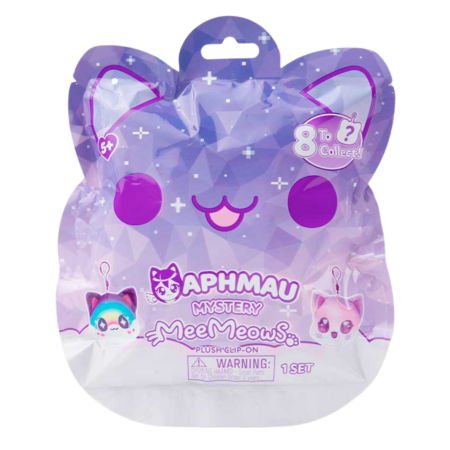 Aphmau MeeMeows Catface Pehmolelu Clip-On Pehmeä Pehmolelu