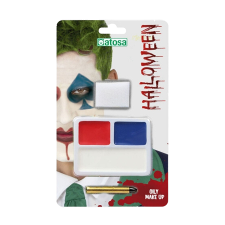 Atosa Halloween monivärinen meikki