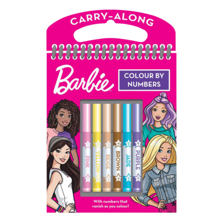 Barbie Väritä Numeroiden Mukaan -Puuhasetti