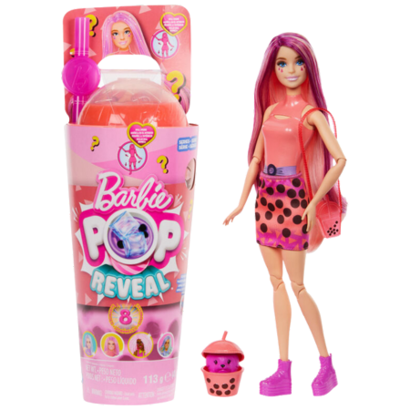 Barbie Pop Reveal Bubble Tea Series – Mango Mochi