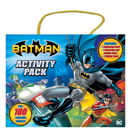 Batman Puuhapaketti Tarrat ja Värityskirja