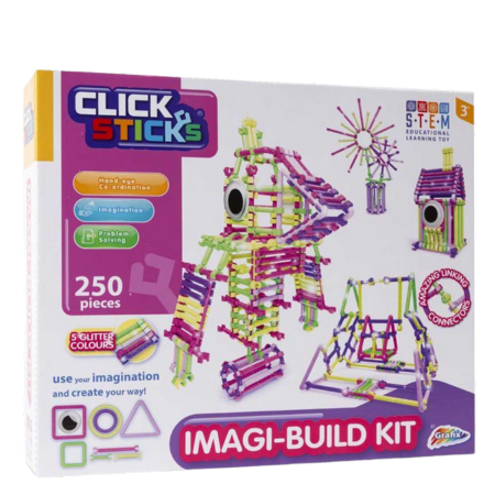 Click Sticks Imagi-Build Construction Kit – 250 kpl