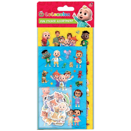Cocomelon Fun Sticker Assortment Pack