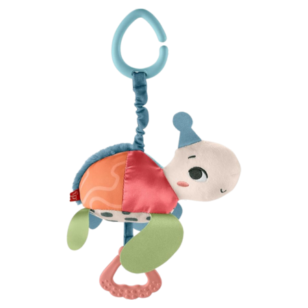 Fisher-Price Baby Stroller Turtle Plush Toy