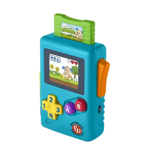 Fisher-Price Laugh & Learn Pelikonsoli Valoilla ja Äänillä Interaktiivinen Oppimispuhelin