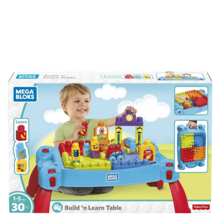 Fisher-Price Mega Bloks Rakenna & Opi Aktiviteettipöytä