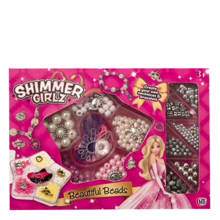 Shimmer Girlz Beautiful Beads Jewellery Kit Assorted