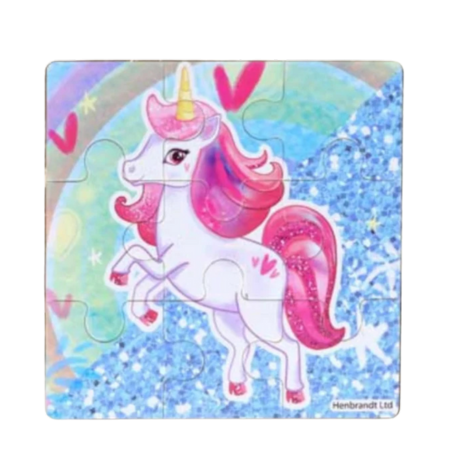 Fun Toys Unicorn Jigsaw Wooden Puzzle Assorted 11 cm – 1 Kpl